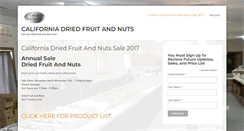 Desktop Screenshot of californiadriedfruitandnuts.com